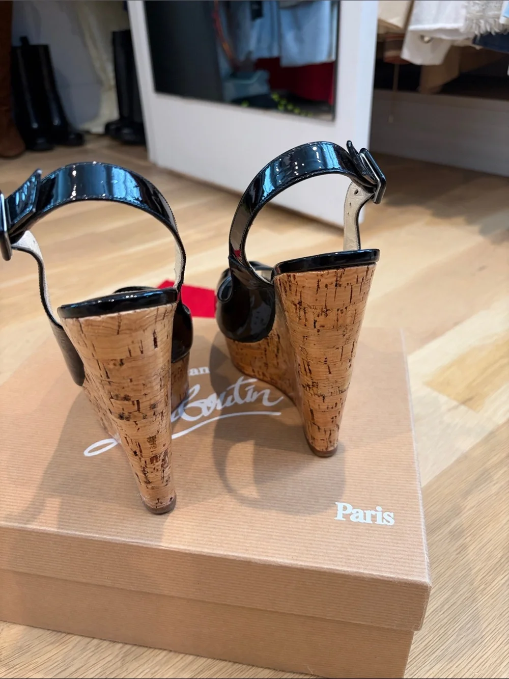 Christian Louboutin black patent